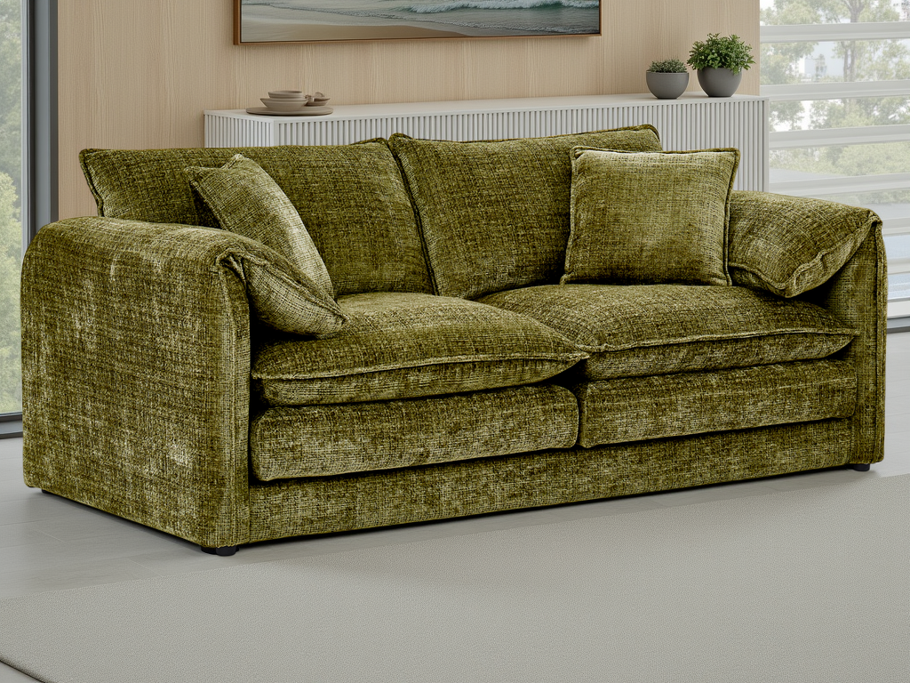 Solaya Sofa Olive 3 Seater