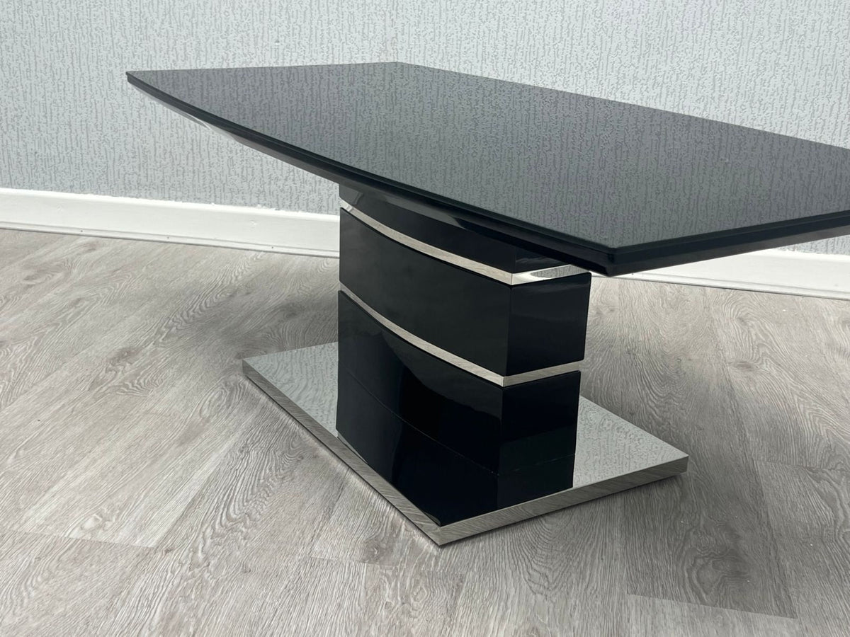 Milan Black Modern Coffee Table