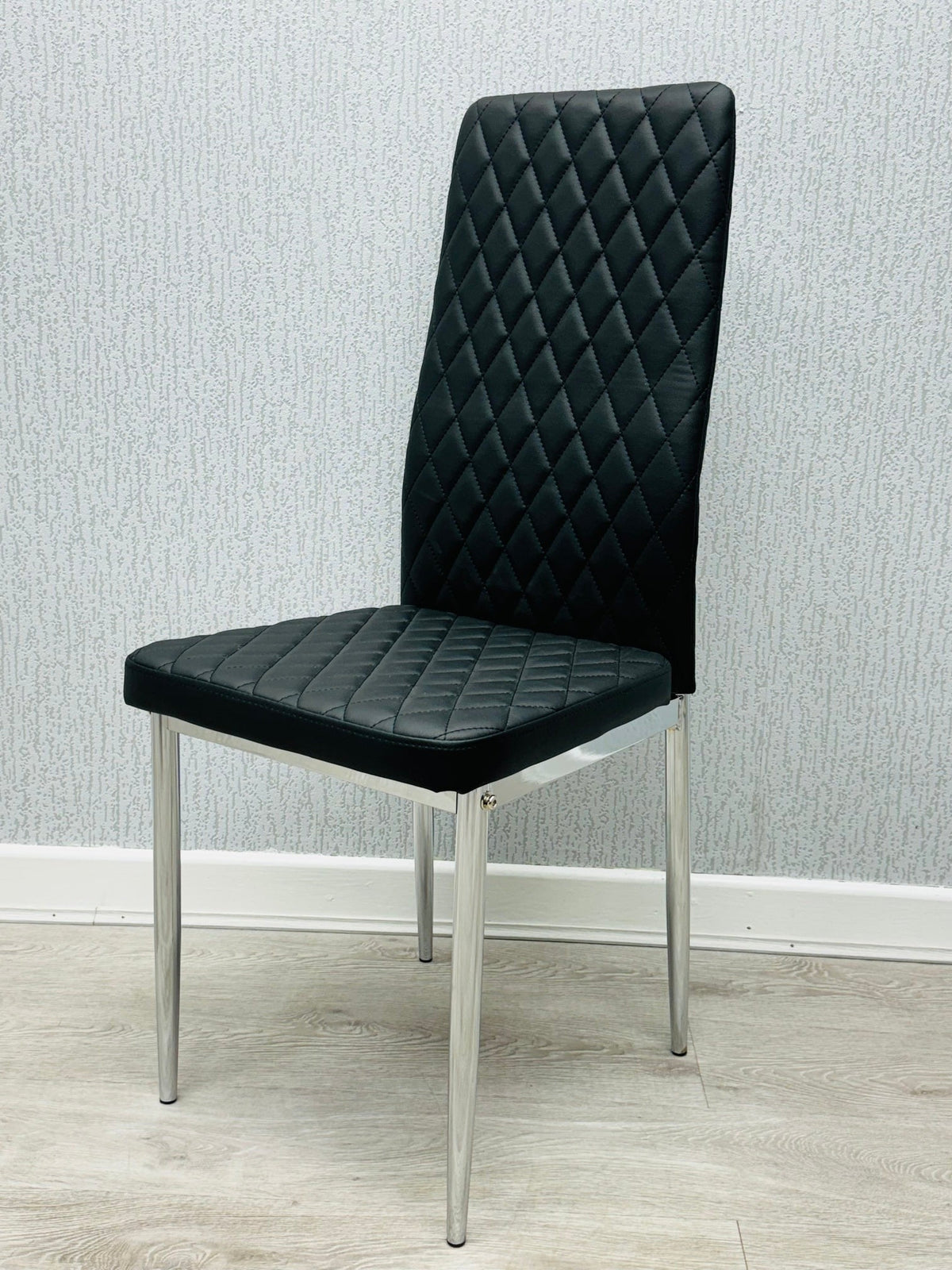 California Black PU Dining Chair Qty 4