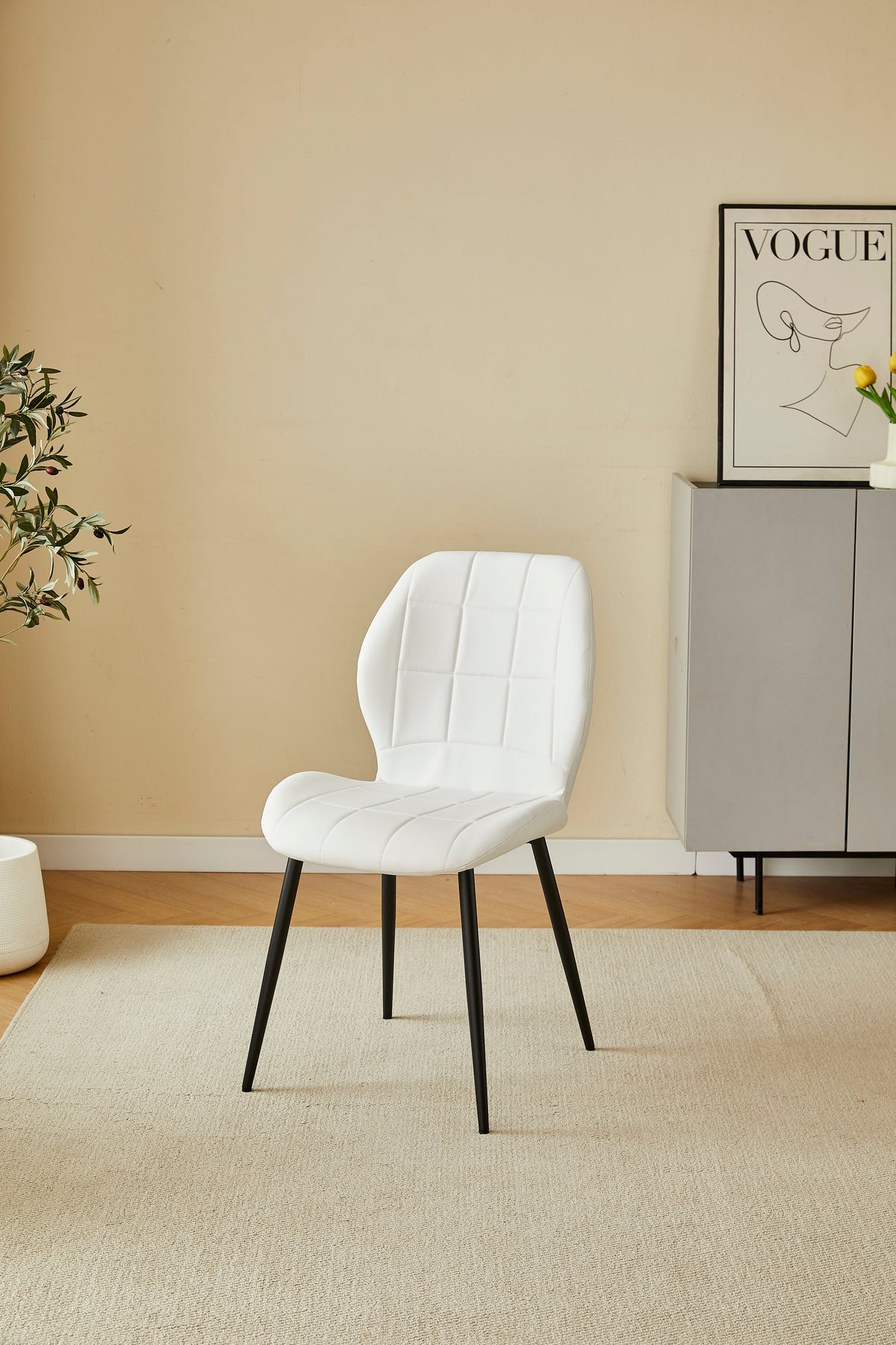 Arizona Extending Cream Gold Ceramic Table With Oliver Chairs