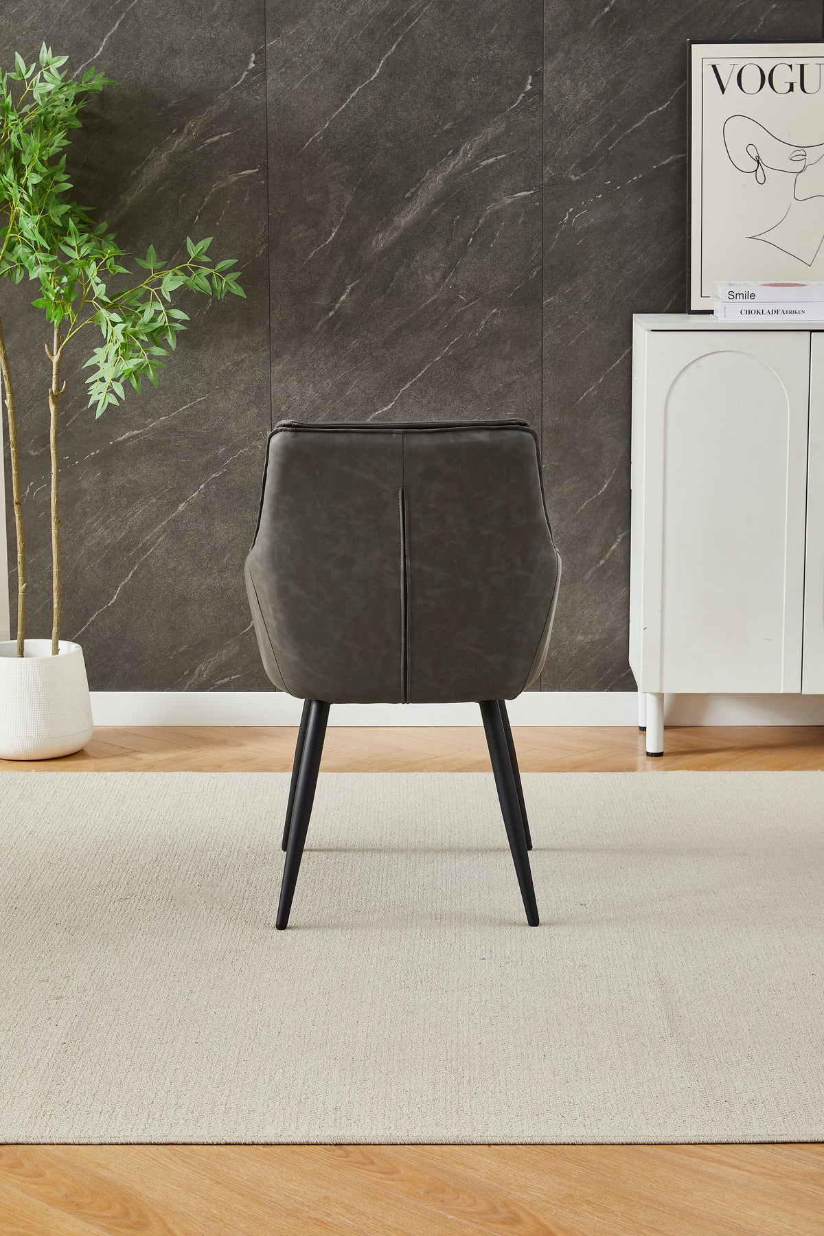 Arizona Extending Black Gold Ceramic Table With Palermo Chairs