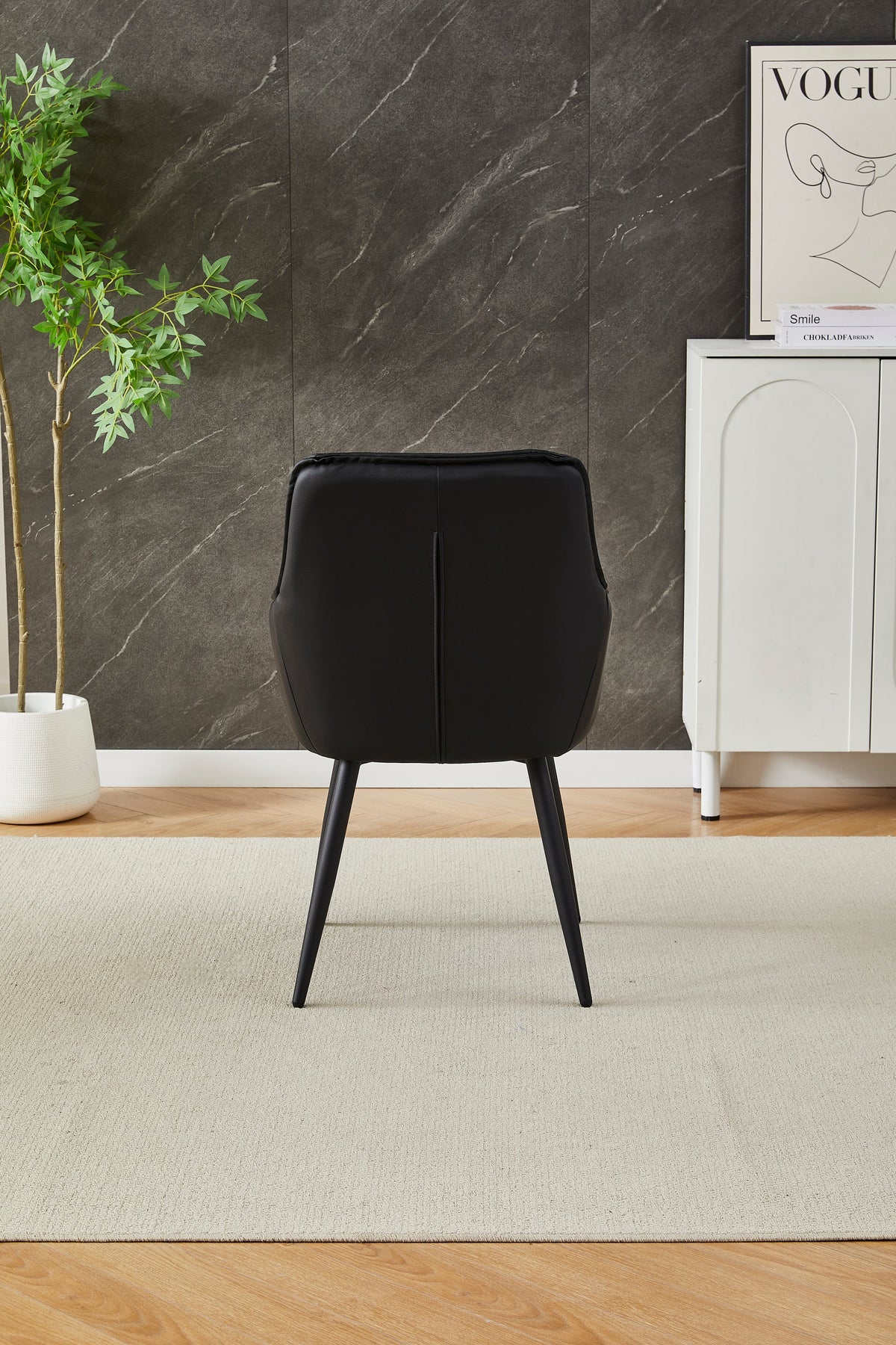 Arizona Extending Black Gold Ceramic Table With Palermo Chairs