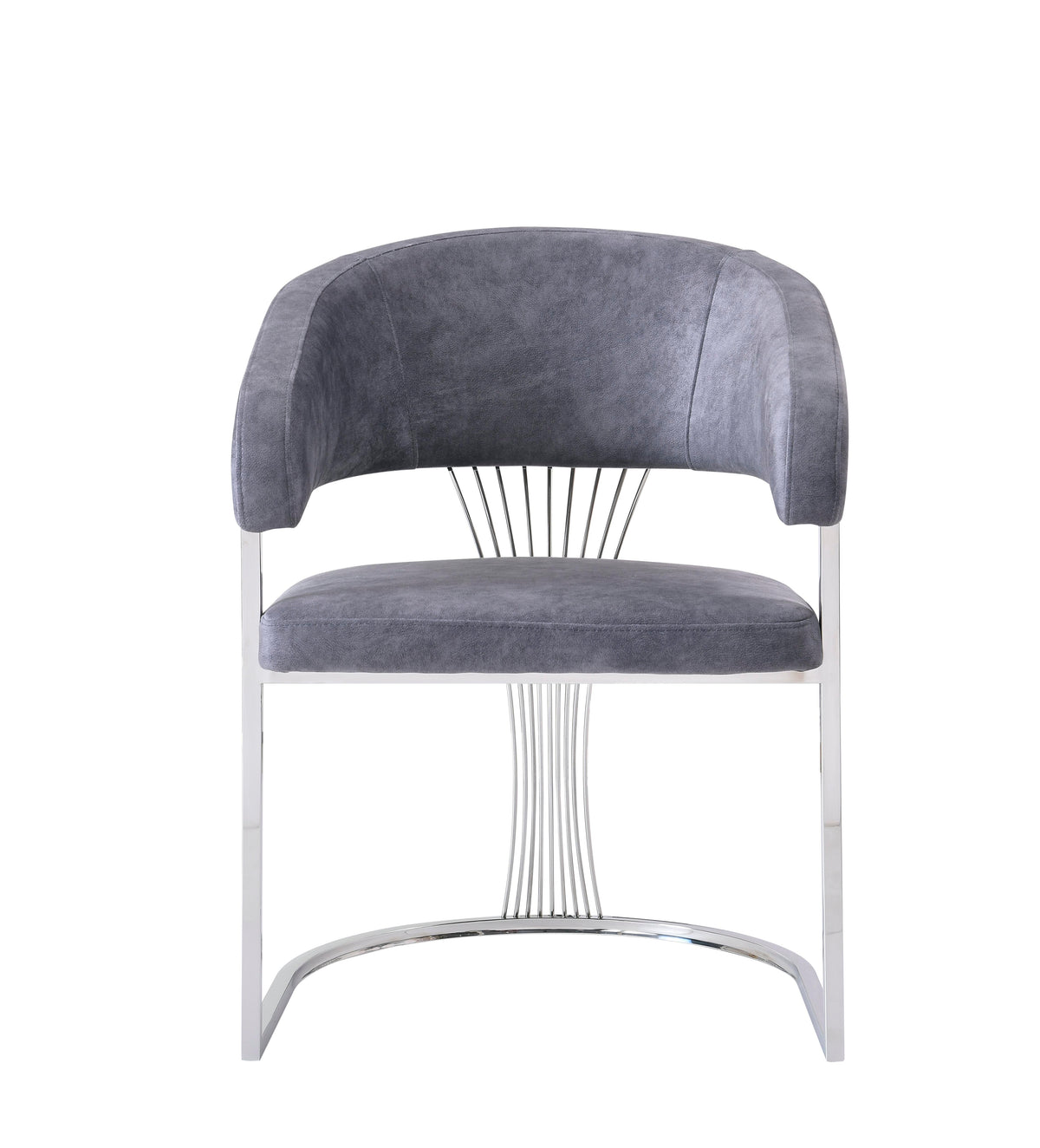 Sofia Grey Marble Dining Table with Porado Grey Chairs
