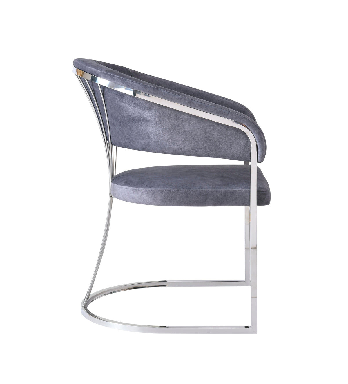 Sofia Grey Marble Dining Table with Porado Grey Chairs