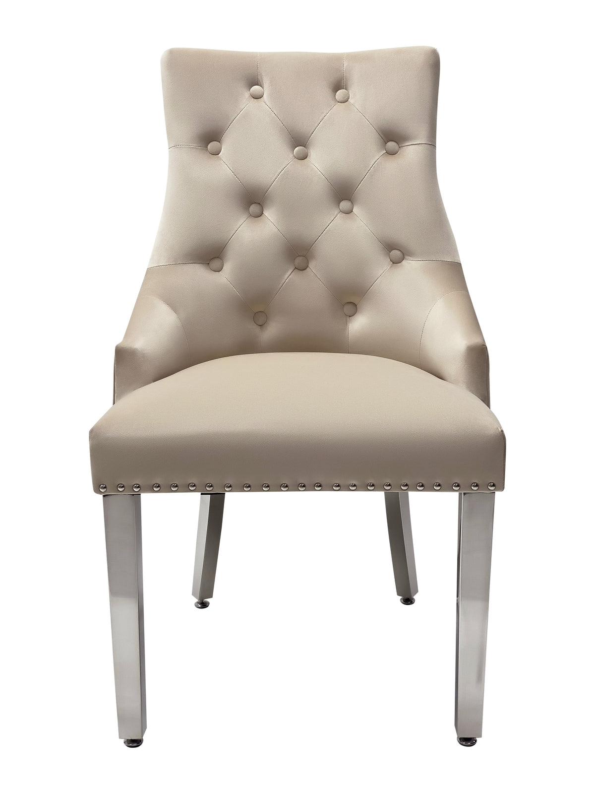 Sofia Grey Marble Dining Table with Majestic Grey Lion Knocker Chairs