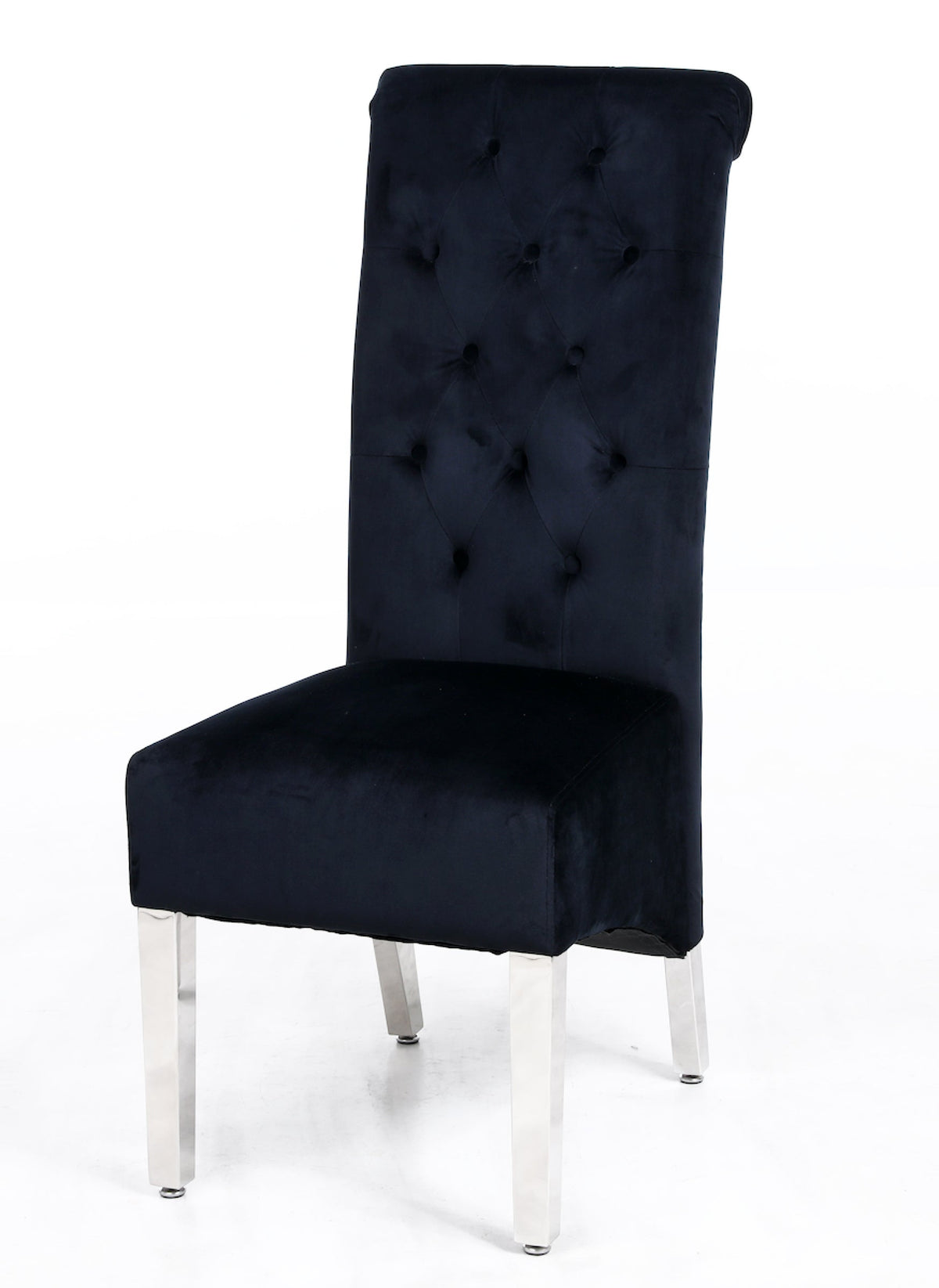 Set Of 2 Sofia Black Dining Chair with Lion Knocker