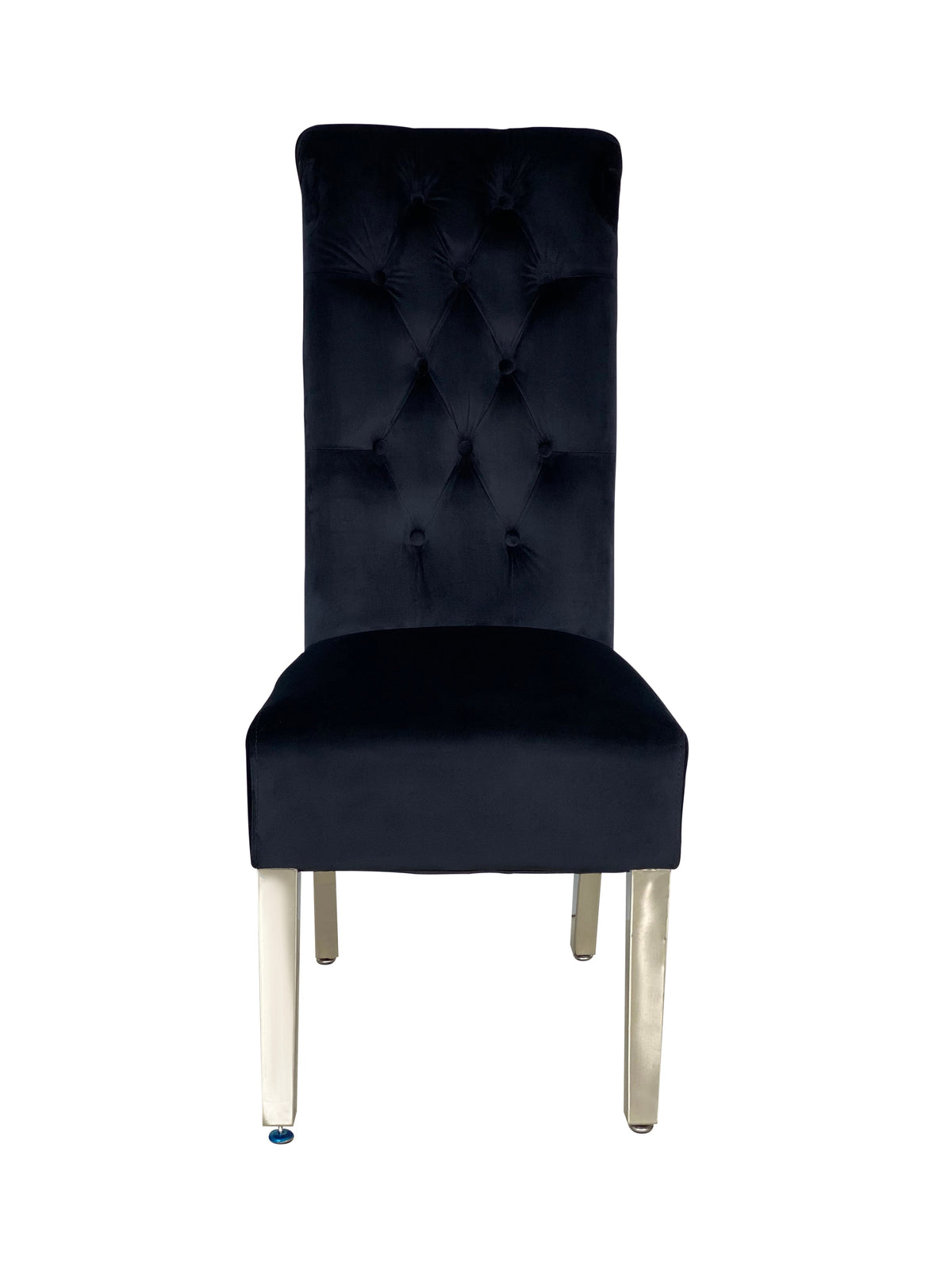Set Of 2 Sofia Black Dining Chair with Lion Knocker