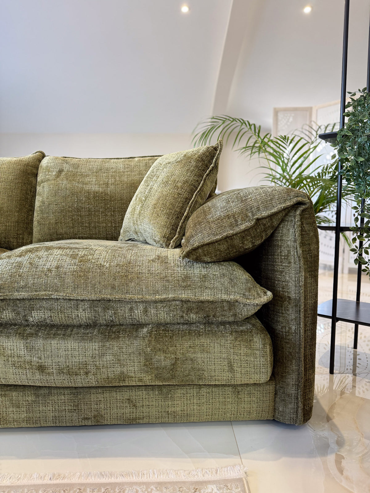 Solaya Sofa Olive 3 Seater