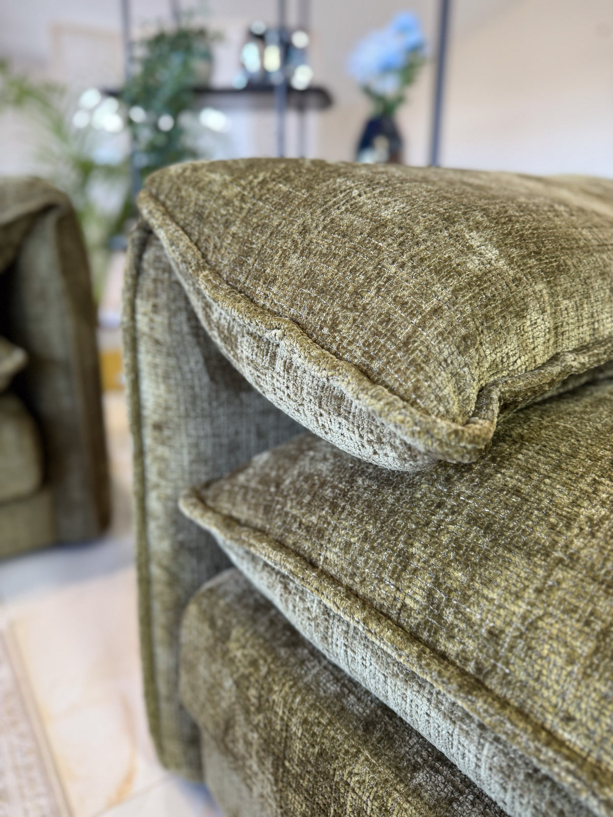 Solaya Sofa Olive 3 Seater