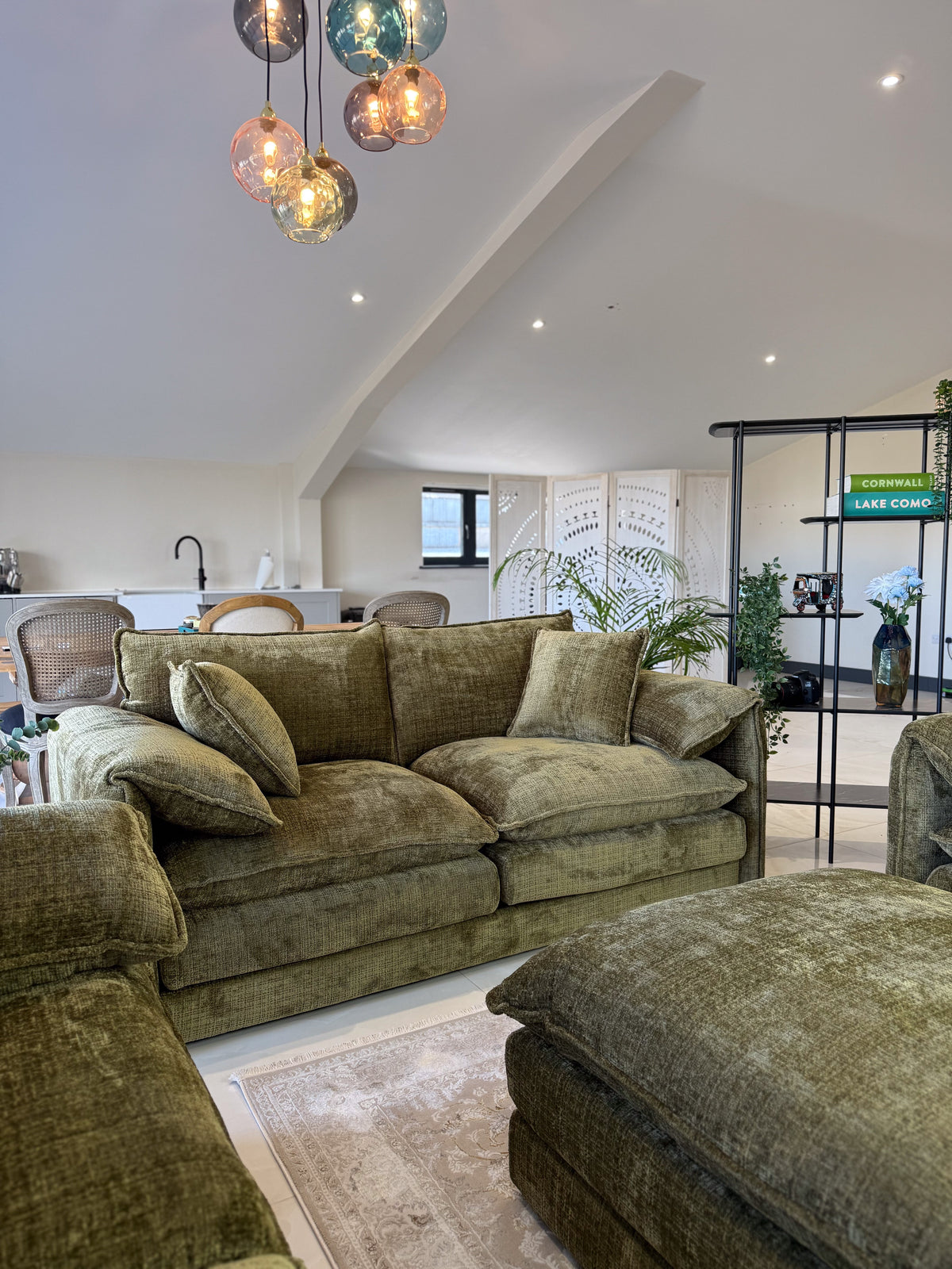 Solaya Sofa Olive 3 Seater