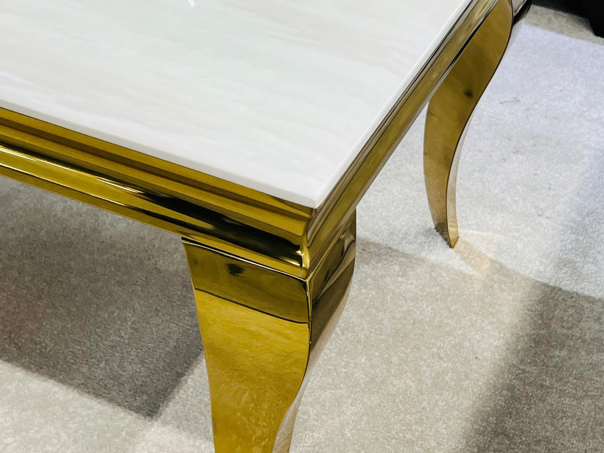 Sofia Black & Gold Dining Table Only