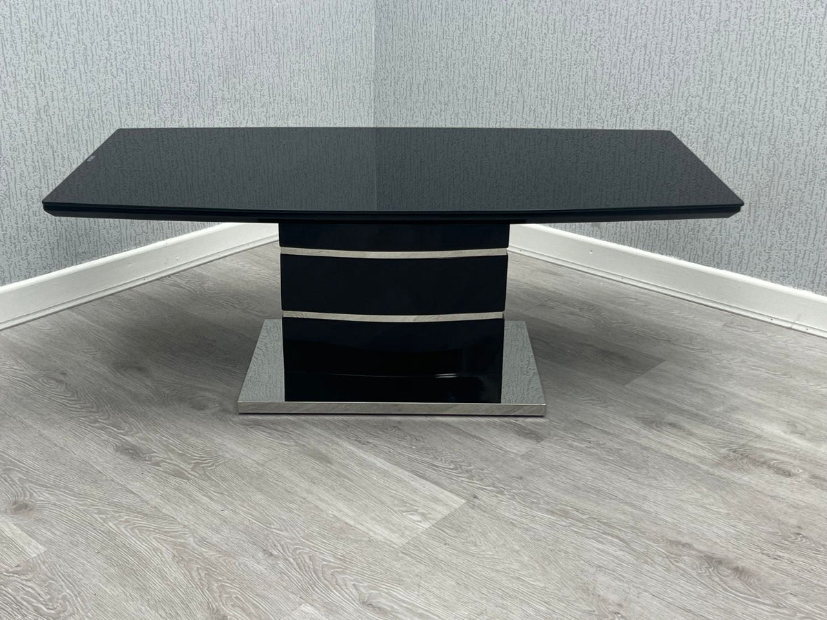 Milan Black Modern Coffee Table