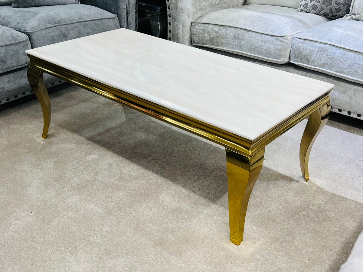 Sofia Black & Gold Dining Table Only